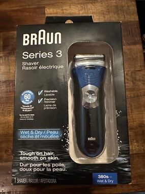 Braun Series 3 Electric Shaver — Blue/Black